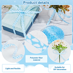 Полиэстеровые ленты с облачным принтом OCOR-WH0070-130