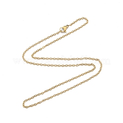 Collana con catene in acciaio inossidabile 304 per uomo e donna&nbsp;NJEW-N050-A02-G20