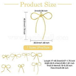 14шт 7 стиля латунные подвески&nbsp;KK-CJ0002-45