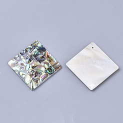 Односторонние подвески из натурального ушка / ракушки SSHEL-N034-10