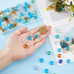 Стеклянные шампала бусины&nbsp;FIND-HS0001-24A