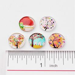 Кабошоны из стекла&nbsp;GGLA-JP0002-12