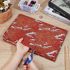 Baumwollstoff im japanischen Stil&nbsp;DIY-WH0504-889A