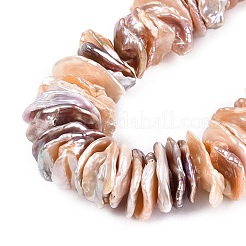 Perles de perles de keshi baroques naturelles&nbsp;PEAR-S020-R07B