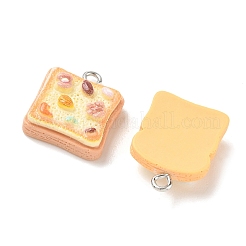 Pendentifs en résine opaque imitant des aliments&nbsp;RE-CBAFB89-02