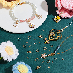 280 шт. 6 латунных соединительных кольца&nbsp;FIND-PH0022-72