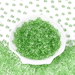 Стеклянные бусины прозрачных цветов&nbsp;SEED-N007-39A-04