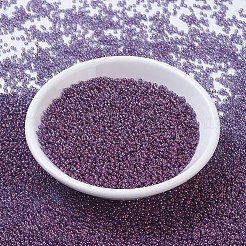 MIYUKIラウンドロカイユビーズ  日本製シードビーズ  11/0  （rr312)アメジストゴールド光沢  2x1.3mm  穴：0.8mm  約50000個/ポンド&nbsp;SEED-G007-RR0312