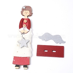 Natürliche Lindenholz-Display-Dekorationen&nbsp;LS-WOOD-WH0115-41