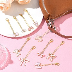 10pcs décorations de pendentif en alliage d'émail&nbsp;HJEW-YW00506