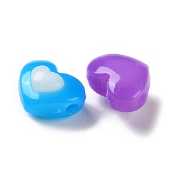 Двухцветные непрозрачные акриловые бусины&nbsp;X-SACR-I005-05C