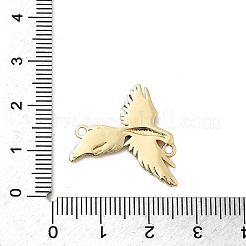 Подвески-соединители в виде птиц из латуни с эмалью&nbsp;KK-H529-04G