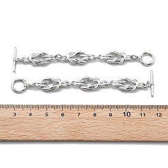 Латуни Переключить застежками KK-G523-04P