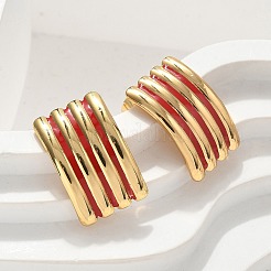 Серьги-гвоздики из нержавеющей стали 304&nbsp;EJEW-A130-03B-G