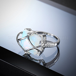 Кольца из латуни и опалита&nbsp;FS-WG78CCB-02