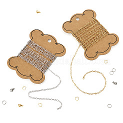 Текстурированные кабельные цепи из нержавеющей стали 304&nbsp;DIY-BY0001-43