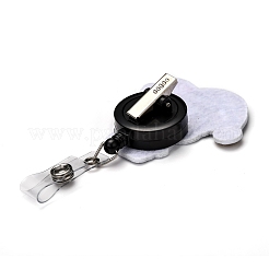 Хэллоуин джокер фетр и пластиковый бейдж катушка&nbsp;AJEW-I053-15