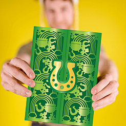 День святого патрика трафареты для резки углеродистой стали DIY-WH0309-1641