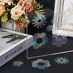 ПВХ водонепроницаемая декоративная наклейка для витрины&nbsp;DIY-WH20007-17J