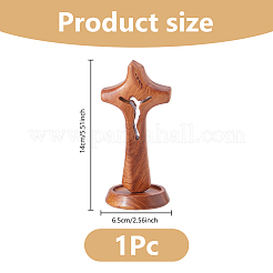 Decorazioni per display a croce in legno&nbsp;DJEW-WH0042-119