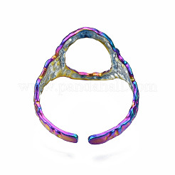 Открытые овальные кольца-манжеты&nbsp;RJEW-N038-001