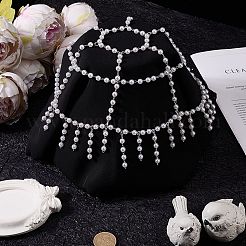 Пластиковые повязки на голову из жемчужной сетки&nbsp;OHAR-WH20007-07S