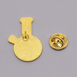 Legierungs-Emaille-Broschen&nbsp;LS-JEWB-WH0010-06G