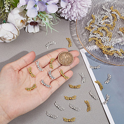 80 шт. 2 цвета бусины из сплава в тибетском стиле&nbsp;FIND-GO0001-64