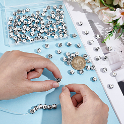 120 шт. фарфоровые бусины ручной работы с принтом&nbsp;PORC-UN0001-05B