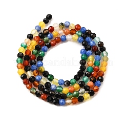 Природный агат бисер нитей G-G259-D08-3mm