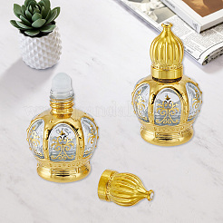 4 botella de vidrio con bola de rodillo de estilo árabe&nbsp;BOTT-CN0001-02