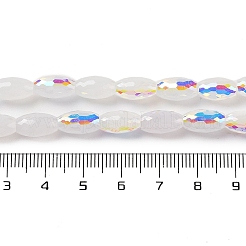 Нити бусин с цветным гальваническим покрытием ab&nbsp;EGLA-H104-04D