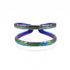 Кольцо-манжета из нержавеющей стали 304 с двойной оберткой&nbsp;RJEW-N038-101