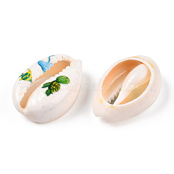 Набивные бусины из раковин каури&nbsp;SSHEL-ZX006-05B