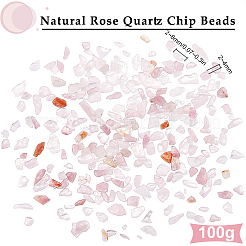 Rosa naturale di chip di quarzo perle&nbsp;G-SC0001-83