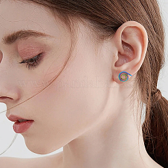 10 шт. 5-х цветные серьги-манжеты из нержавеющей стали EJEW-FI0003-32