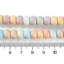 Натуральные бусины из радужного алашанского агата G-NH0022-N01-01