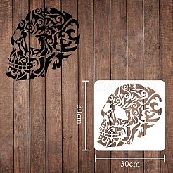 Пластиковые многоразовые шаблоны трафаретов для рисования DIY-WH0172-182