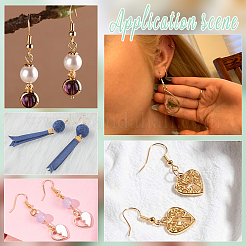 300 шт латунные серьги крючки&nbsp;KK-UN0004-55