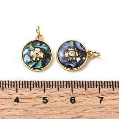 Латунные микро проложить кубического циркония подвески&nbsp;KK-K384-12G