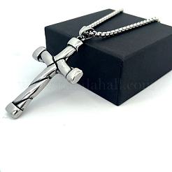 Хип-хоп подвеска в виде креста из нержавеющей стали 304&nbsp;PT1776