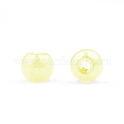 6/0 perles de rocaille en verre imitation jade&nbsp;SEED-N004-006-08