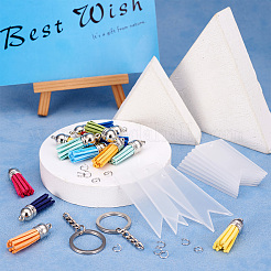 Набор для самостоятельного изготовления брелока с кисточками&nbsp;DIY-TA0009-41