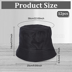 Chapeaux de pêcheur en fibres acryliques&nbsp;AJEW-WH0752-547B