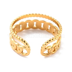 Ионное покрытие (ip) кольца из нержавеющей стали 304 RJEW-L102-34G