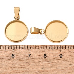 Cabochon pendenti in acciaio inossidabile 304&nbsp;LS-STAS-L282-010G-05