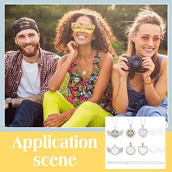 Набор для самостоятельного изготовления ожерелья из сплава с сублимационной заготовкой DIY-PH0022-70