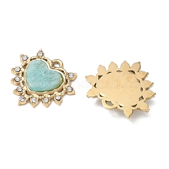 Pendentifs en amazonite naturelle&nbsp;GG-CBA50CD-01G-02