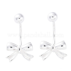 Orecchini a bottone in argento fine s999&nbsp;EJEW-F356-02S
