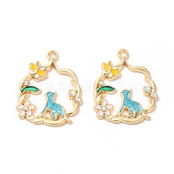 Подвески из эмали и сплава&nbsp;LS-ENAM-C005-27G-03